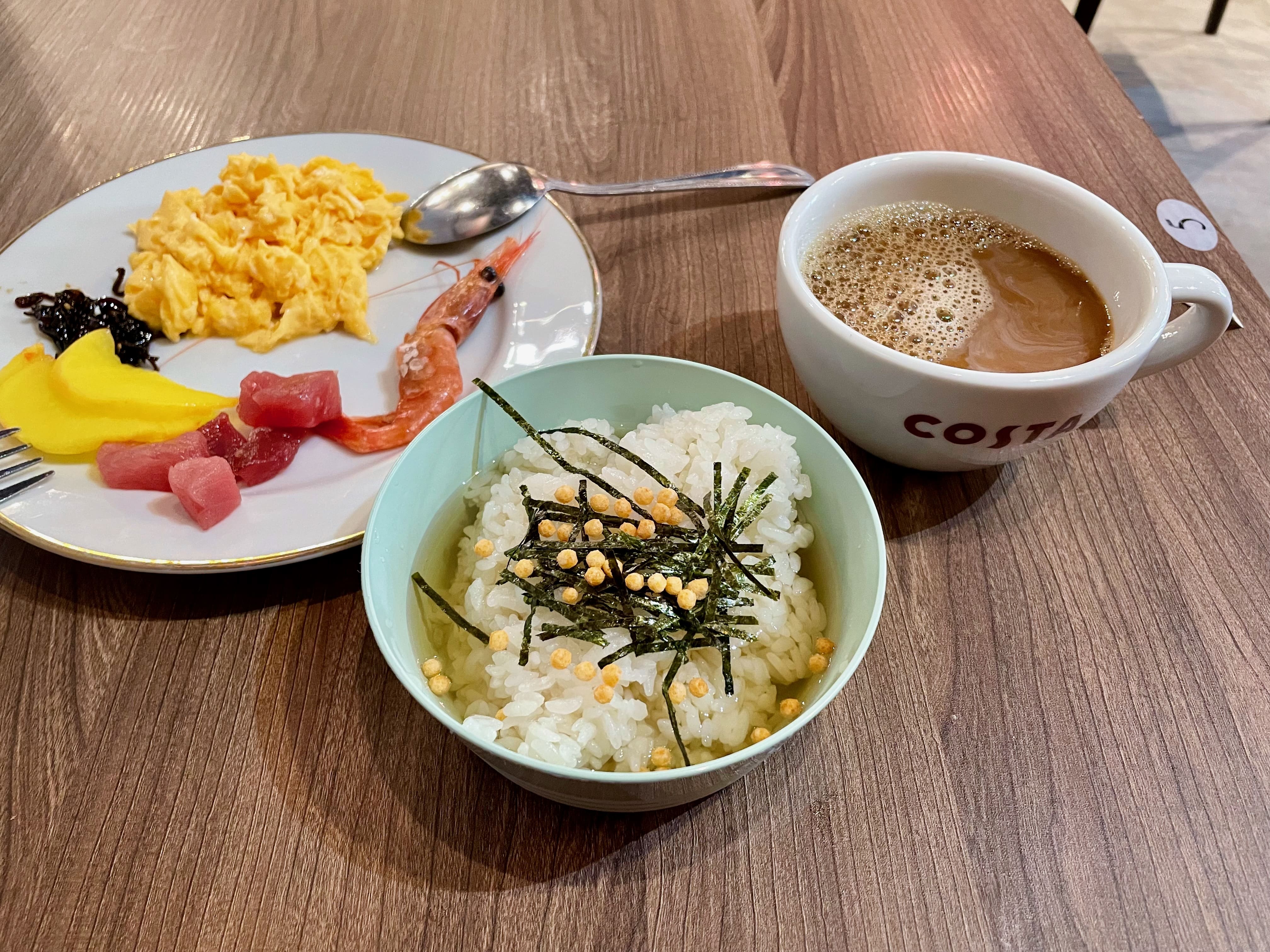 酒店的自助早餐